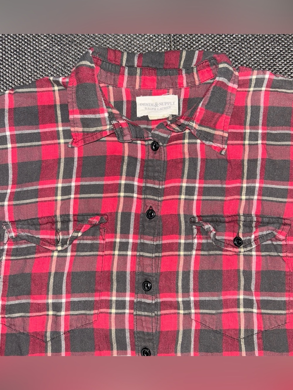 Vintage Denim Supply Ralph Lauren Women’s Plaid Button Shirt